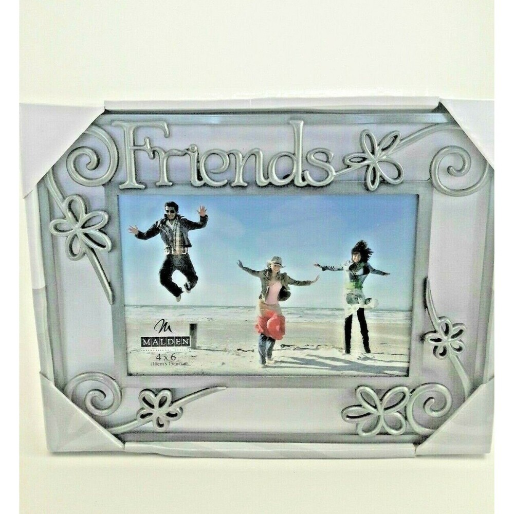 Malden Friends Pierced Die Cast Expressions Frame, 4 by 6-Inch